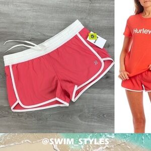 ☀️HURLEY☀️ ZIP POCKET DOLPHIN HEM BOARD SHORT